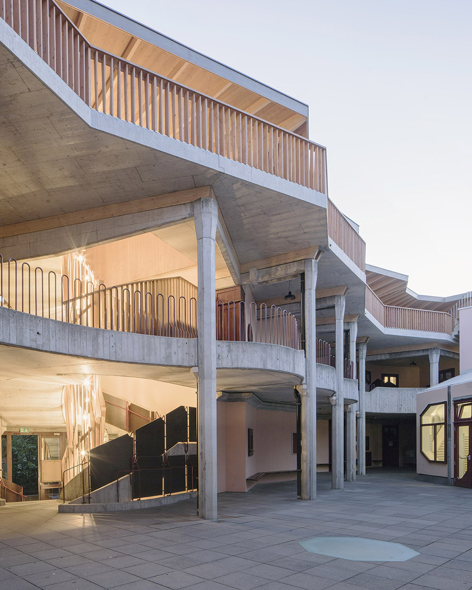 rudolf steiner school of geneva by local architecture