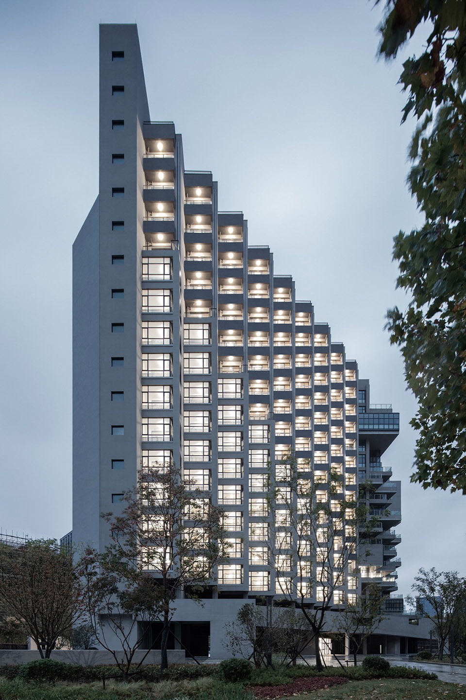Nanjing Future Tech City Talent Apartment by Rong Zhaohui Studio ZRADI