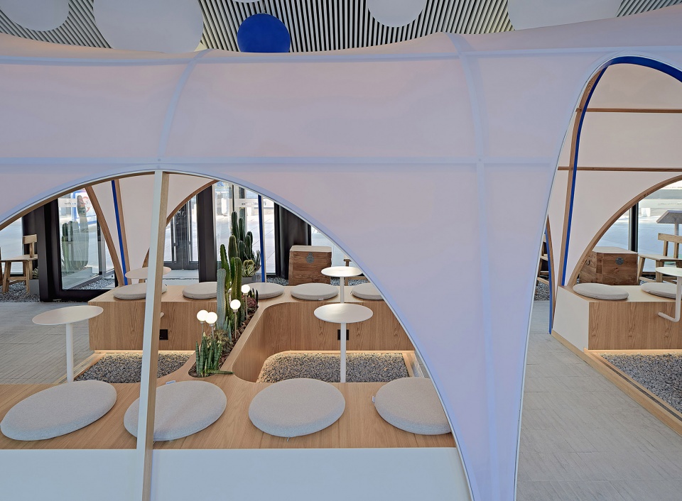 renovation of coffee shop in mongolian and tibetan school by ji architects