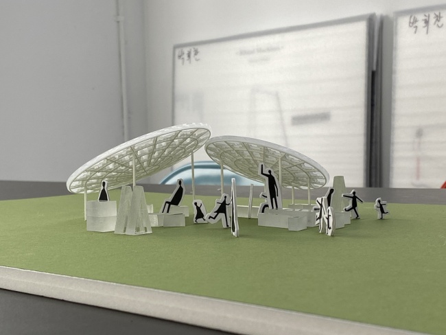 volvo circle pavilion by studio heech