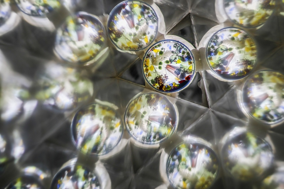 City Kaleidoscope Mirror Flower Fate