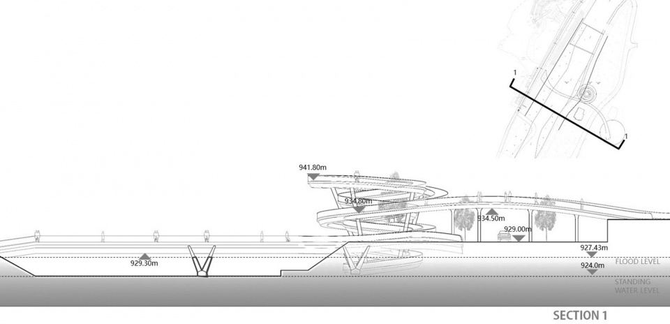 G Clef Bridge by ZZHK Architects