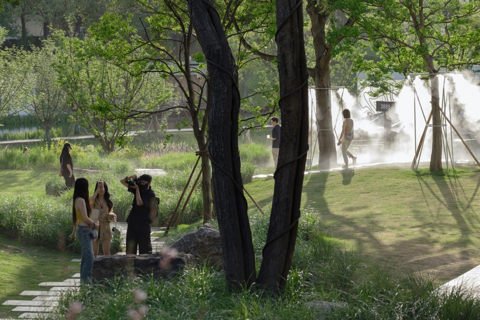 cpis new retail cluster landscape design by yudao landscape design