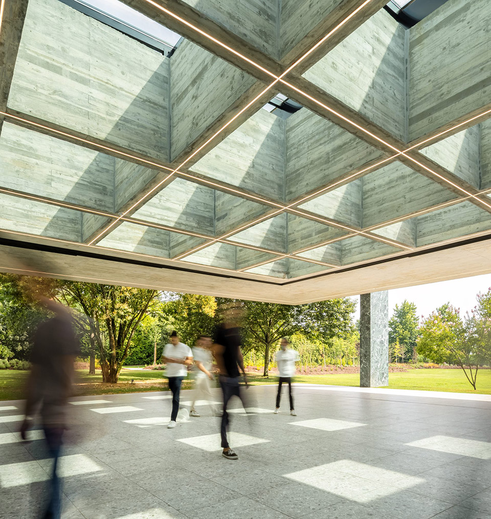 pavilion in the garden by spaceworkers
