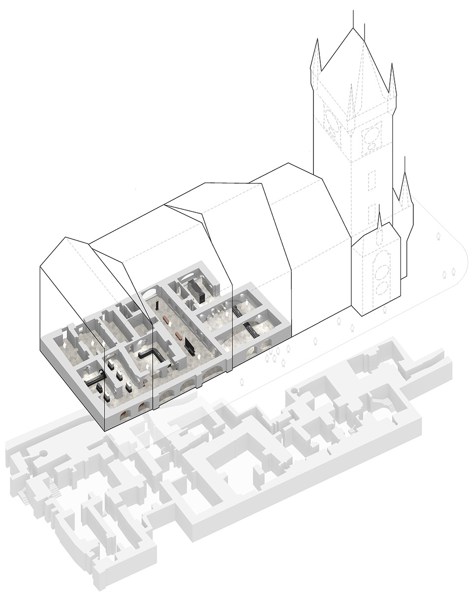 the old town halls ground floor interior by studio olgoj chorchoj
