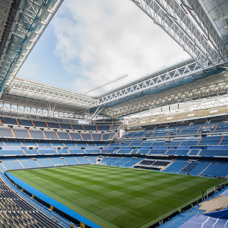 the conversion of the santiago bernabeu stadium by gmp