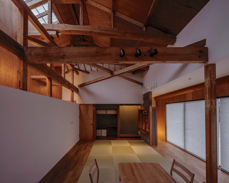 timber framing of 1979 by tsutsumi associates