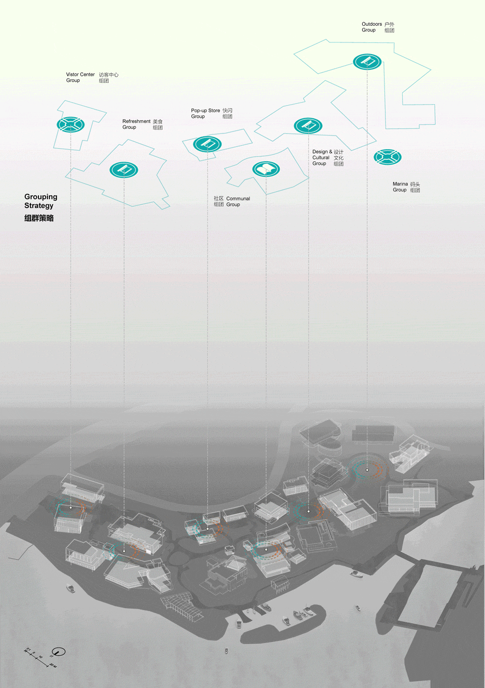 节点分析 the luxe lakes cpi island commercial renewal by vari design