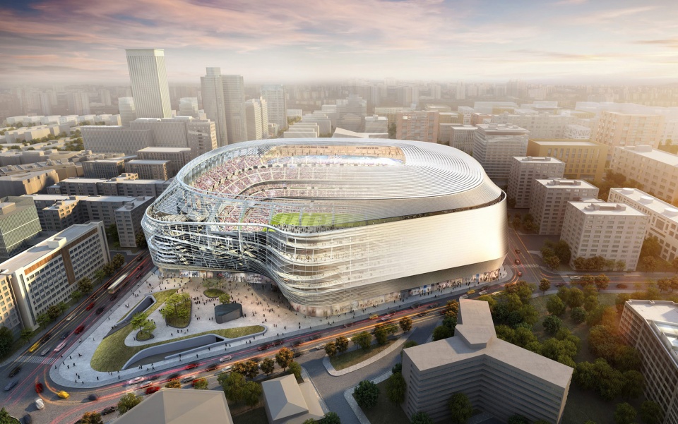 the conversion of the santiago bernabeu stadium by gmp