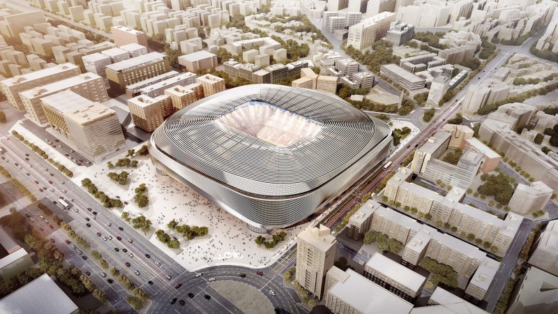 the conversion of the santiago bernabeu stadium by gmp