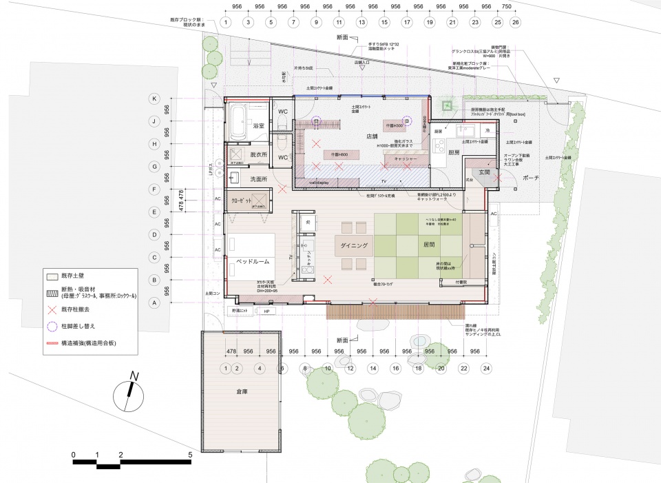 timber framing of 1979 by tsutsumi associates