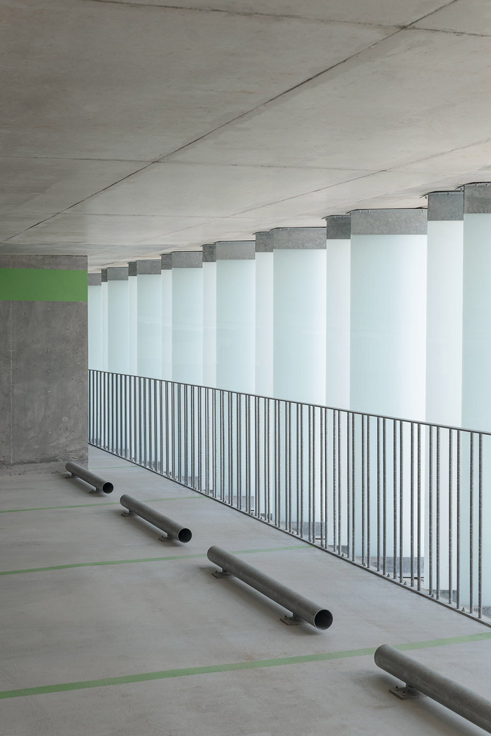 park and ride and bus station by ateliers o s architectes