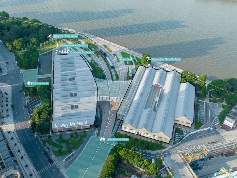 guangzhou railway museum renovation by scad