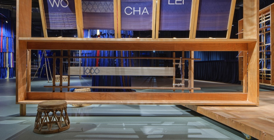 絣染架作为建构单元The ikat frames as a construction unit©吕博