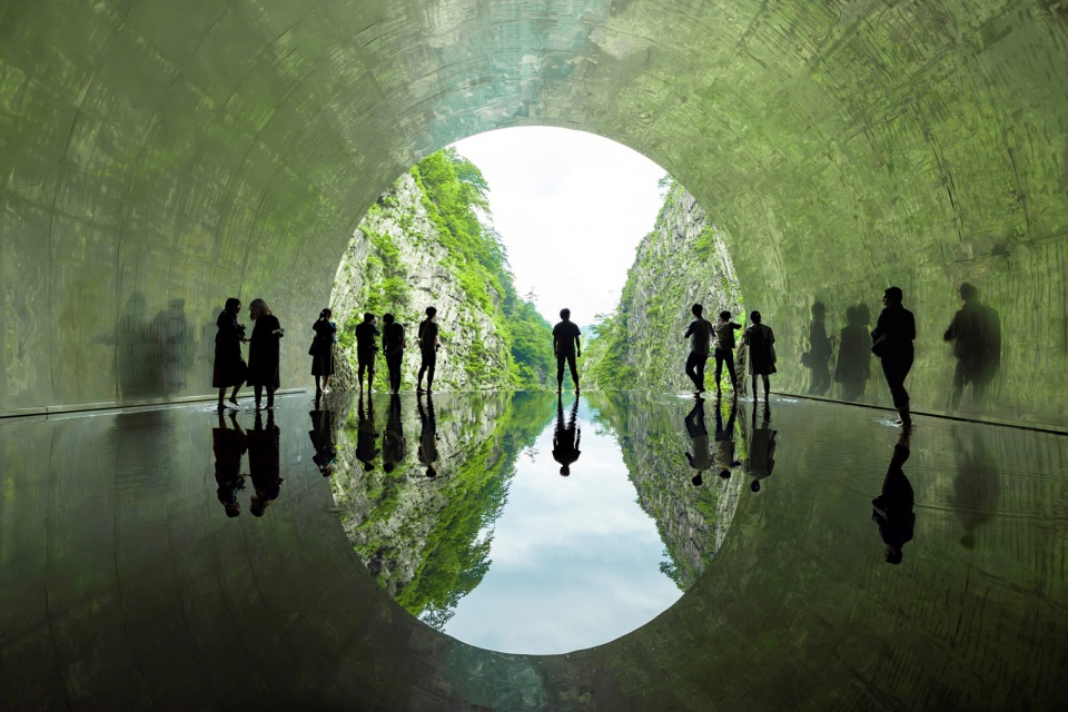 MAD Echigo Tsumari Tunnel of Light Light Cave by Osamu Nakamura