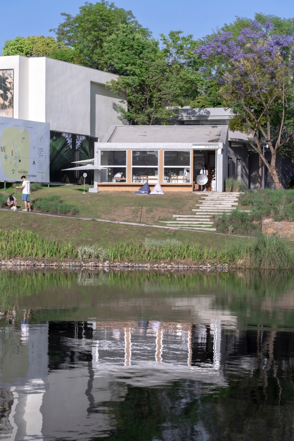 the luxe lakes cpi island commercial renewal by vari design