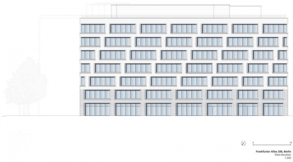 FA206 elevation west c TCHOBAN VOSS Architekten