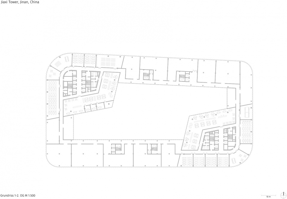 Jinshi Center in Jinan CBD