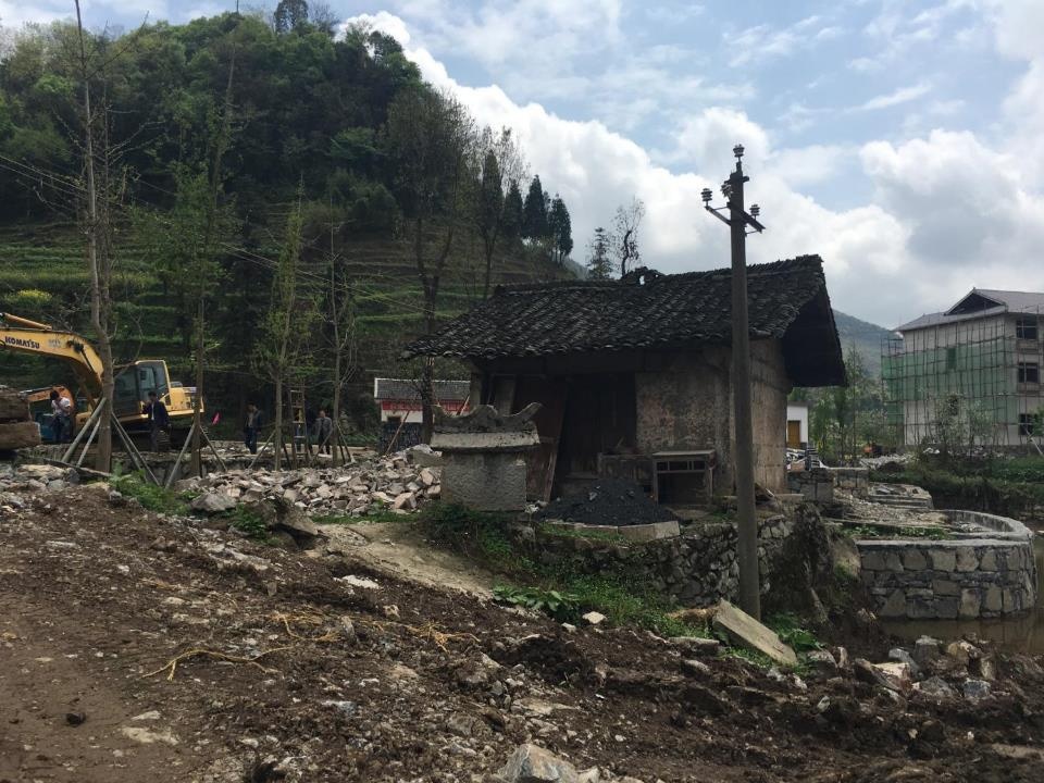 the furnace of character at guanyin temple in zhongguan village by fuyingbin studio