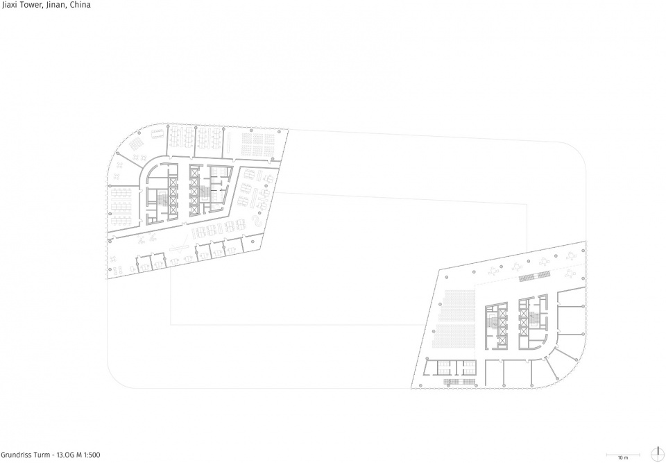 Jinshi Center in Jinan CBD