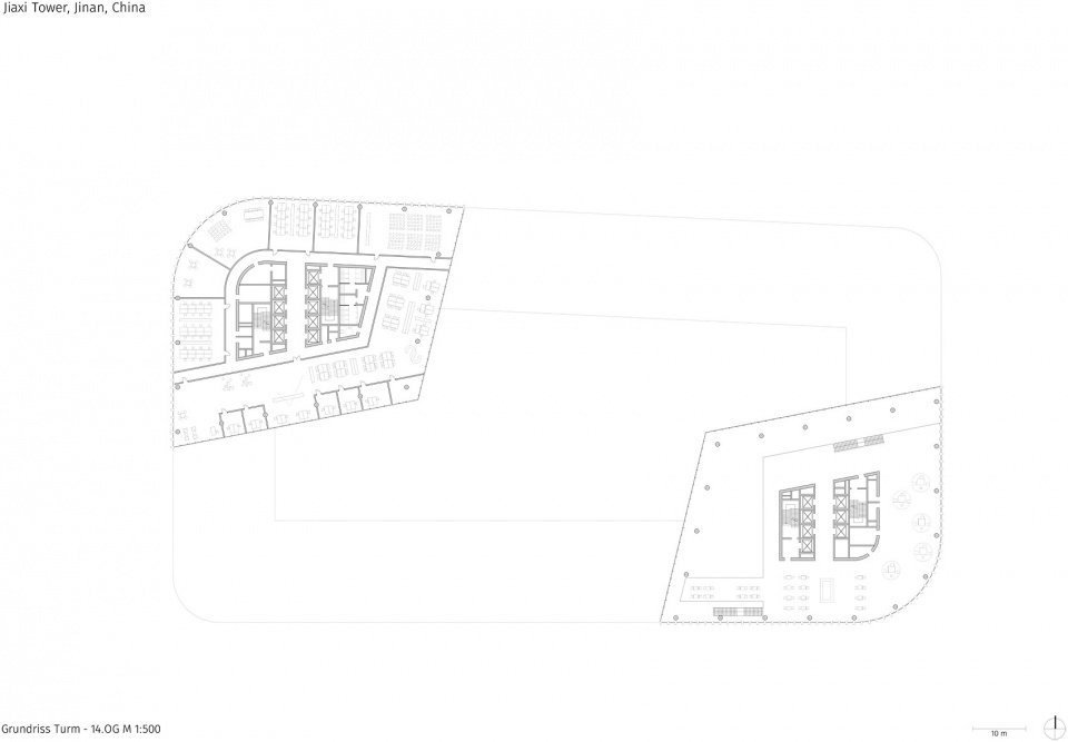 Jinshi Center in Jinan CBD