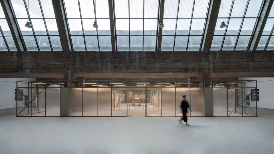 permanent exhibition hall by mas