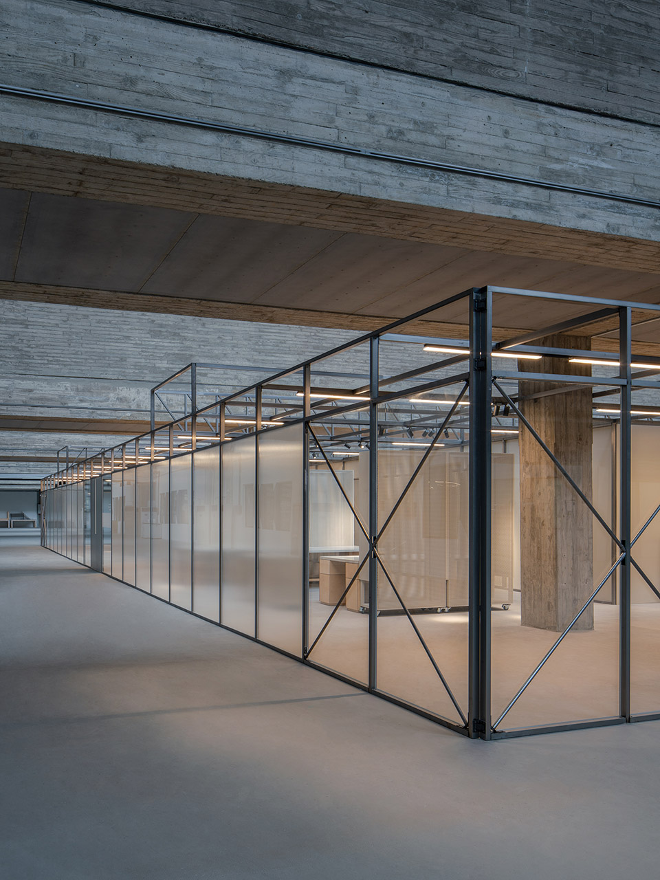 permanent exhibition hall by mas