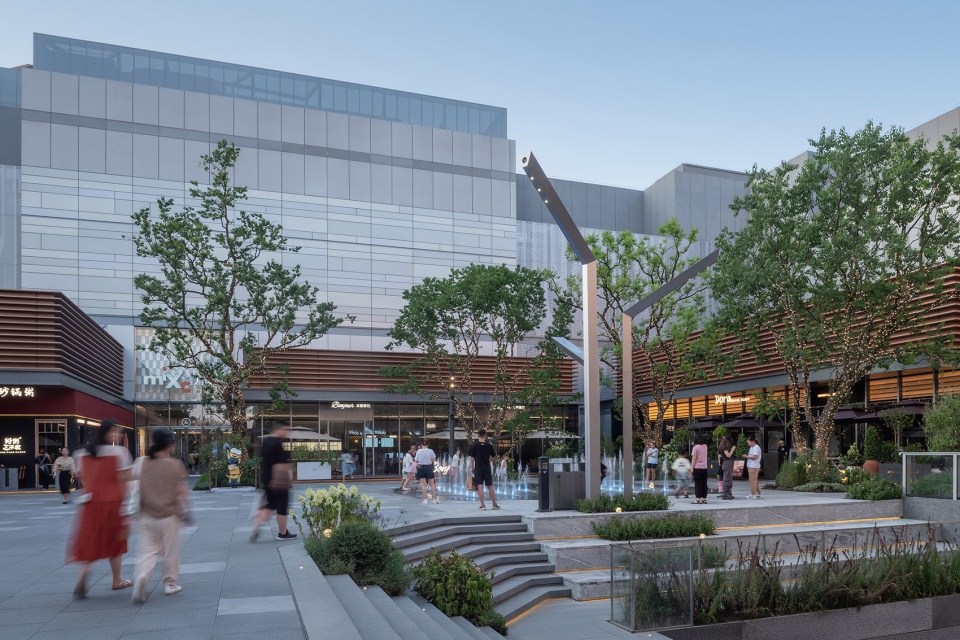 tongxiang mixc commercial landscape design by flo