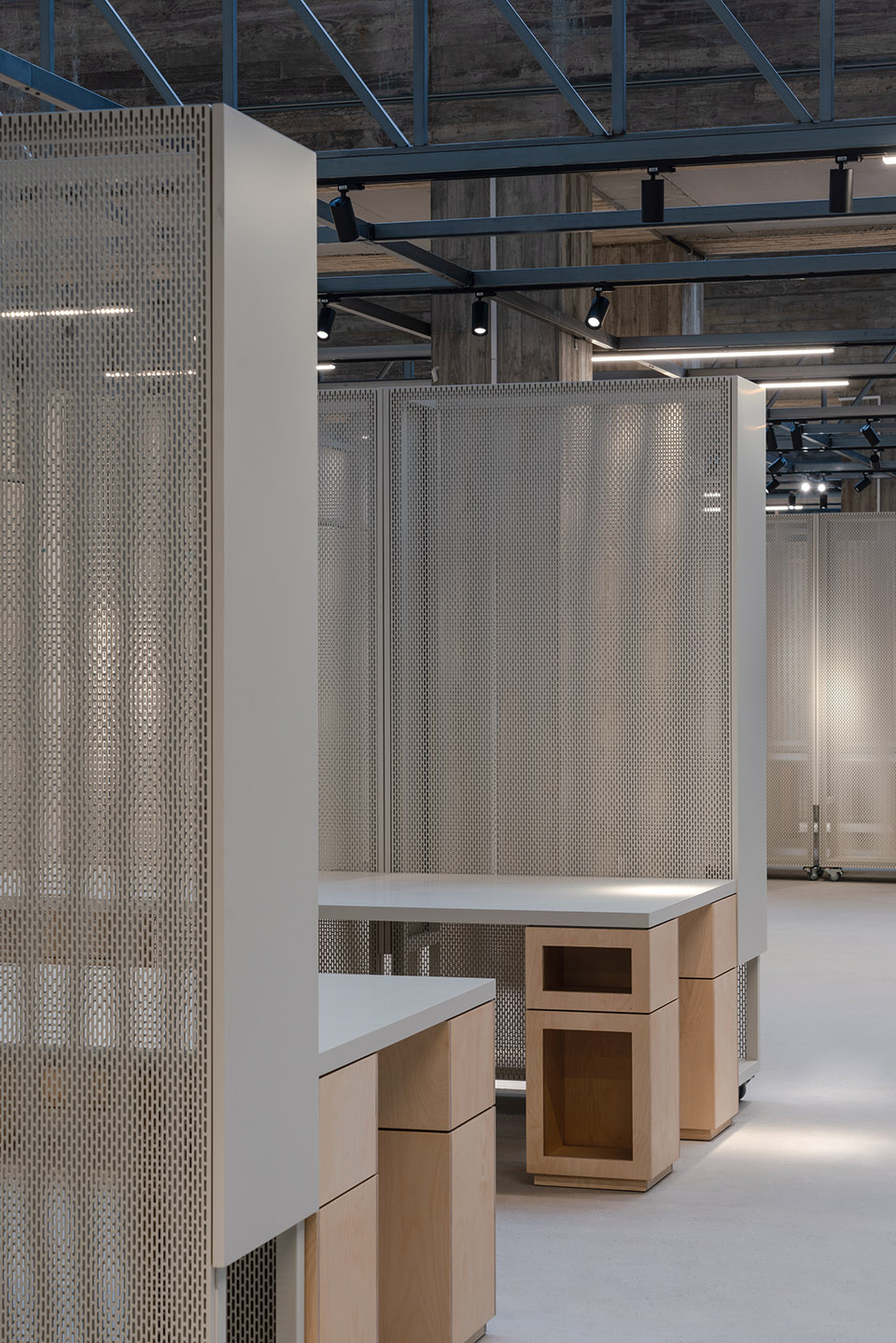 permanent exhibition hall by mas