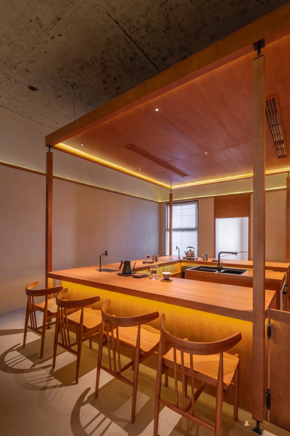 kafe kawa bar akanegumo by ma zhicheng