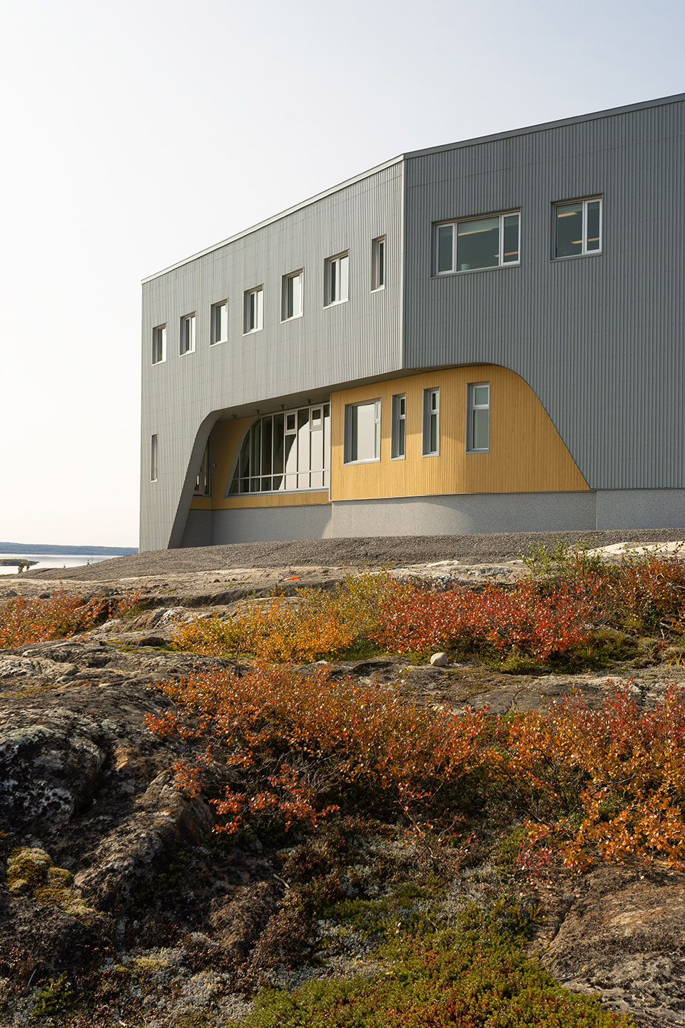 new isuarsivik regional recovery centre by evoq architecture