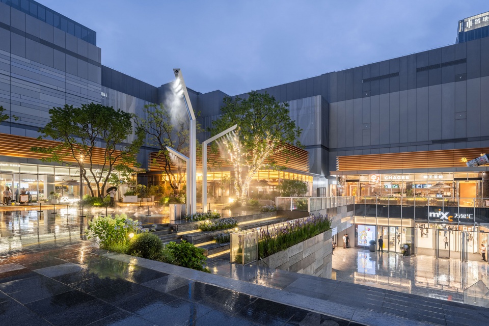 tongxiang mixc commercial landscape design by flo