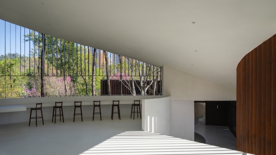 Qiaochengbei Park Visitor Center China by ATELIER XI