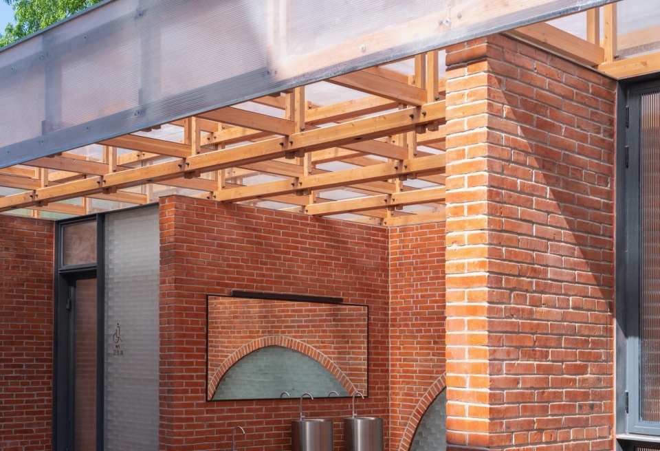 Red Brick Public Toilet on Liuba Old Street by Shulin Architecture