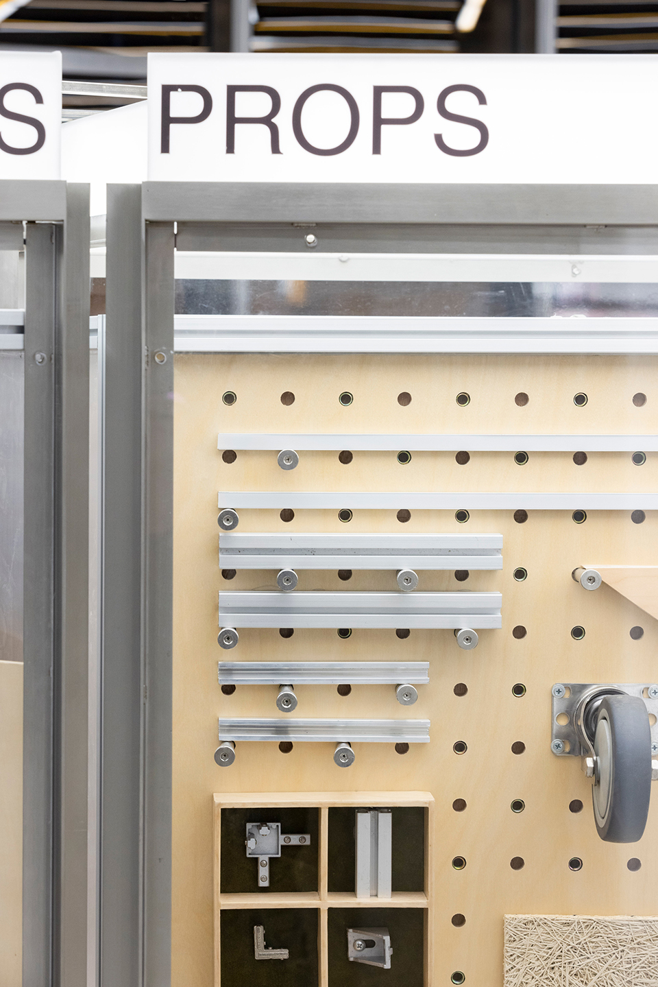 an experimental store featuring an editable display system by greater dog architects