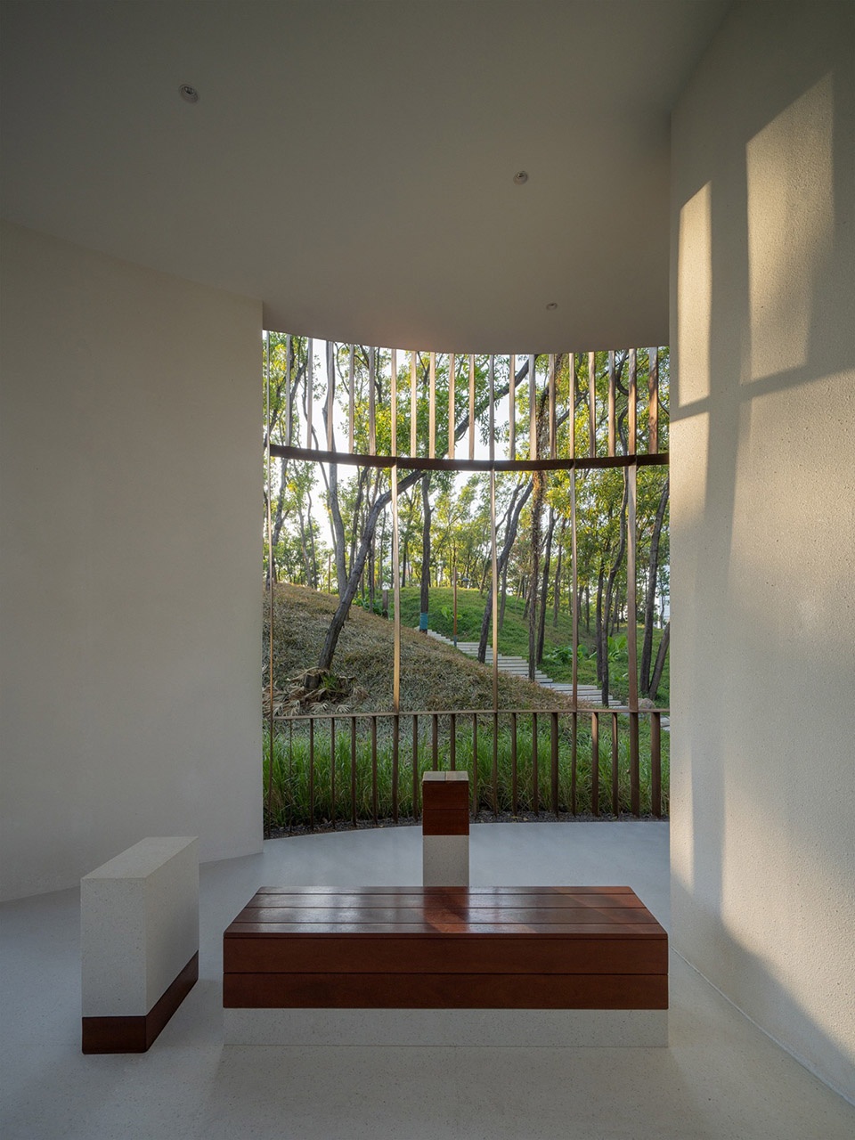 Qiaochengbei Park Visitor Center China by ATELIER XI