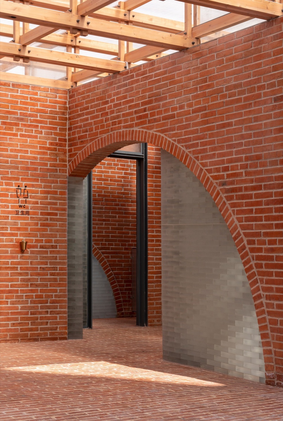 Red Brick Public Toilet on Liuba Old Street by Shulin Architecture