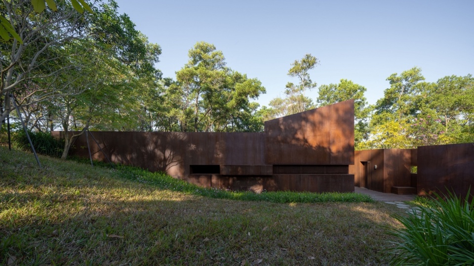 Qiaochengbei Park Visitor Center China by ATELIER XI