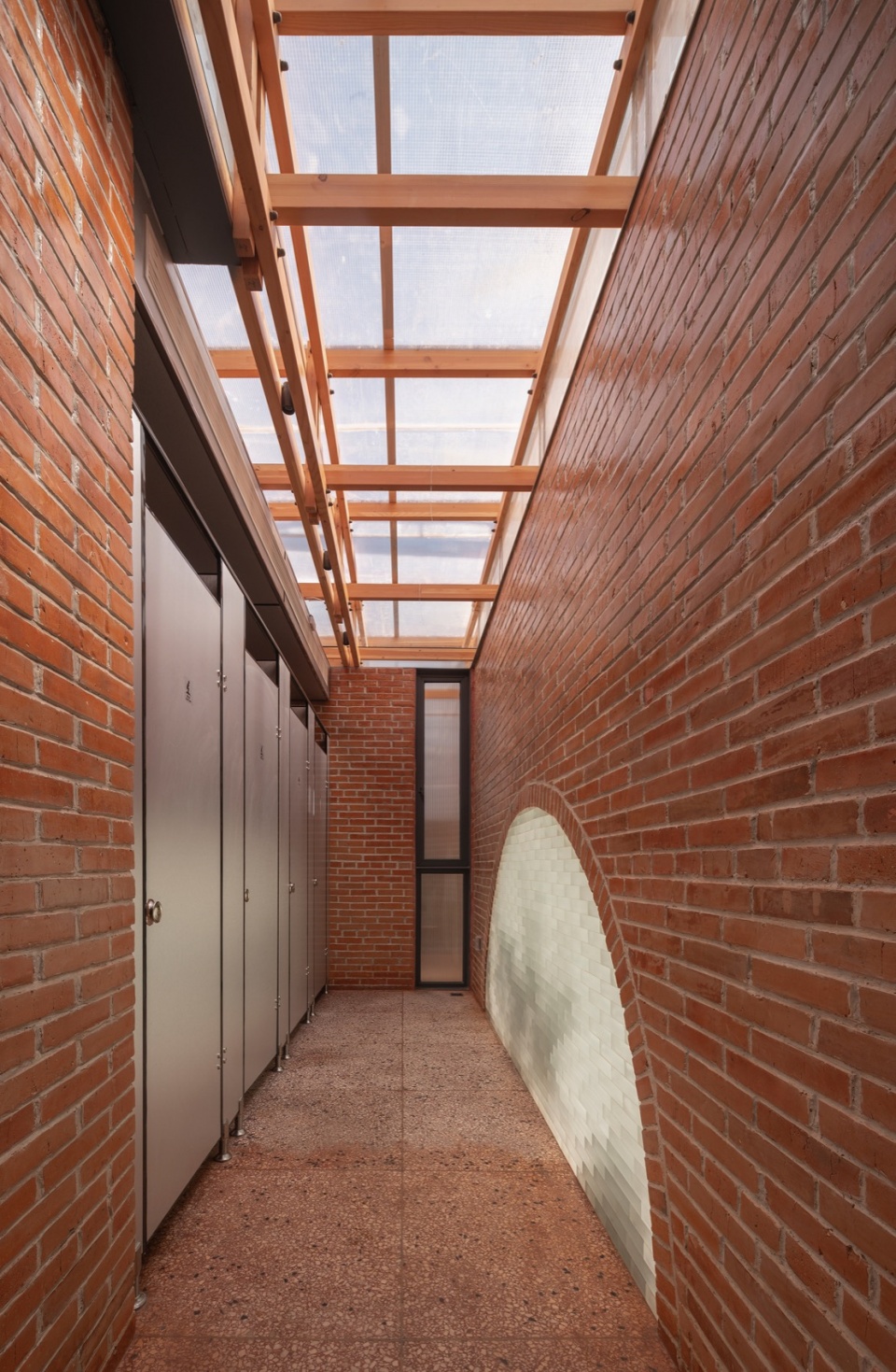 Red Brick Public Toilet on Liuba Old Street by Shulin Architecture