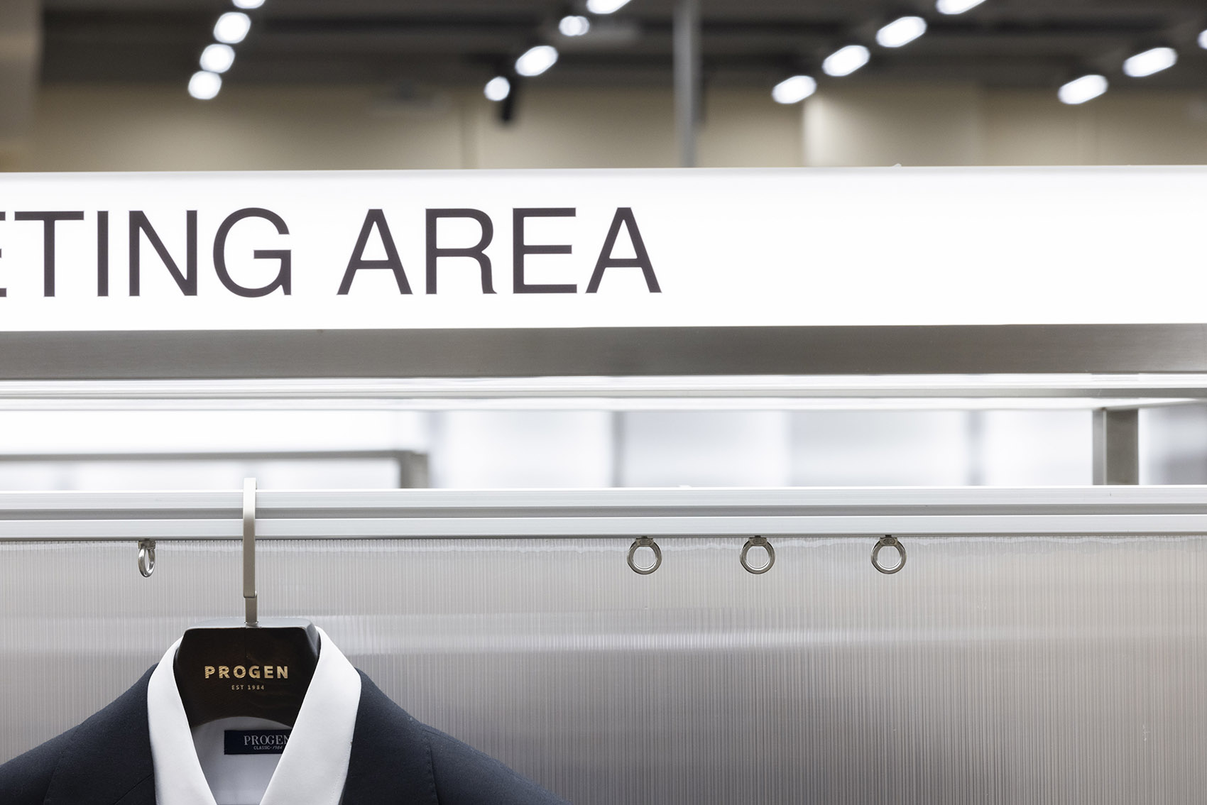 an experimental store featuring an editable display system by greater dog architects