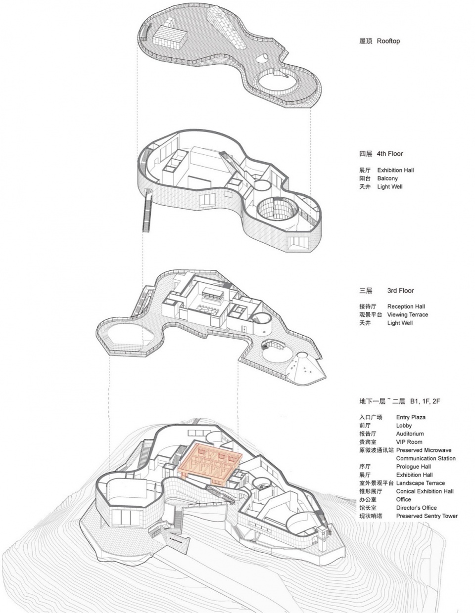 China Merchants Group History Museum Weiboshan Park by URBANUS