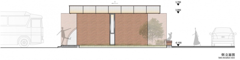Red Brick Public Toilet on Liuba Old Street by Shulin Architecture