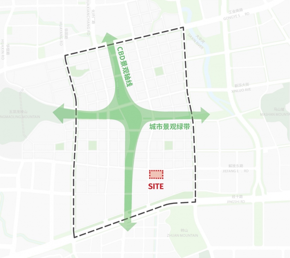 Jinshi Center in Jinan CBD