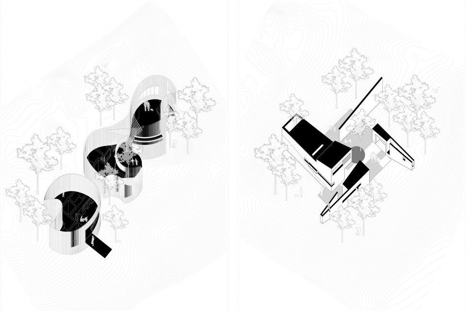 Qiaochengbei Park Visitor Center China by ATELIER XI 拷贝