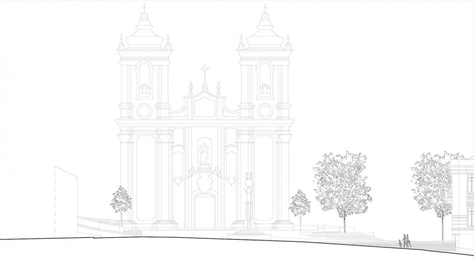 Requalificacao da Praca do Municipio de Ribeira de Pena by AXR Arquitetura e Design