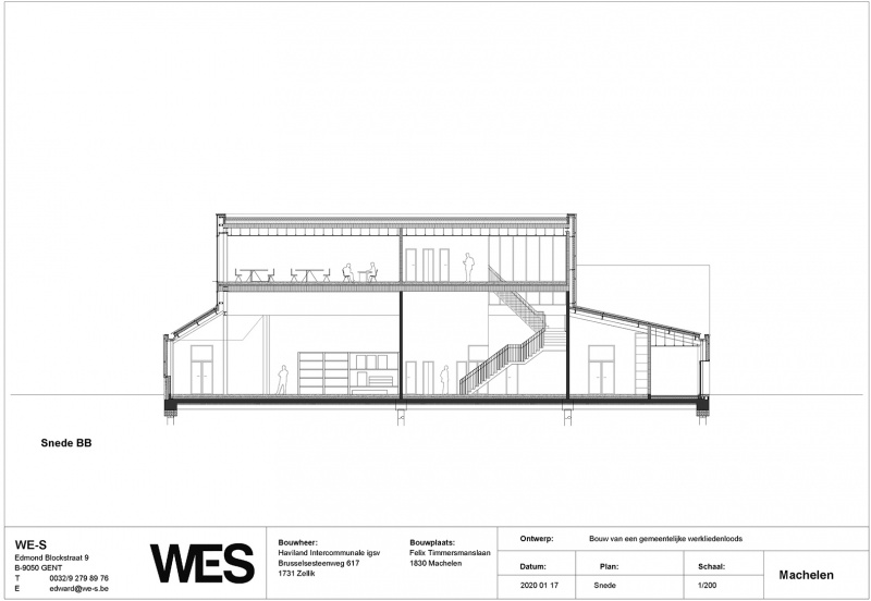machelen workshop and office spaces by we s architects