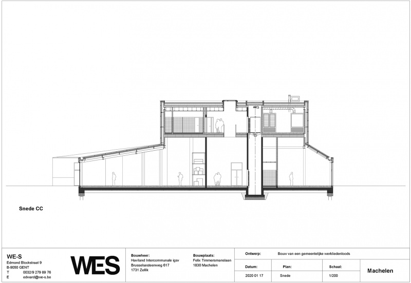 machelen workshop and office spaces by we s architects