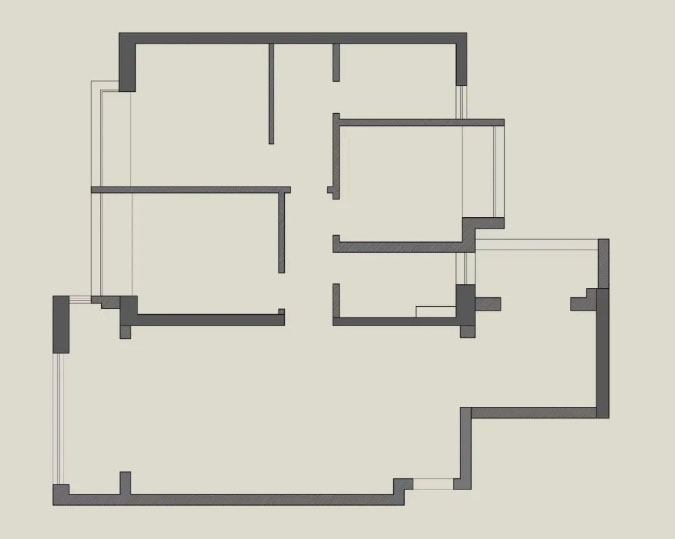 原始平面图 castle by way design