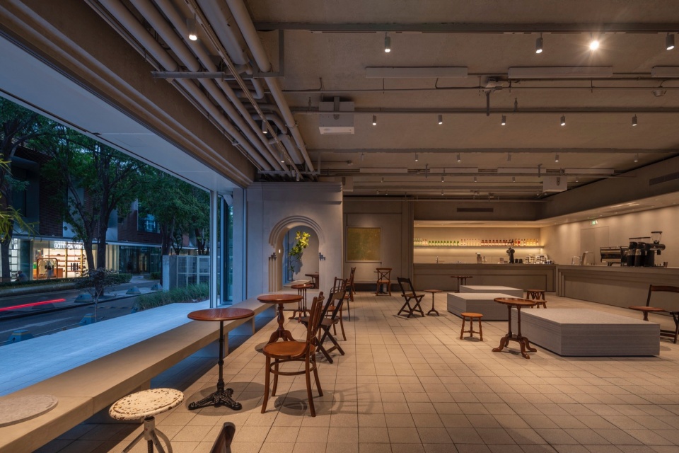 座位区看街道2(摄影:金伟琦) love in cafe by zhz studio