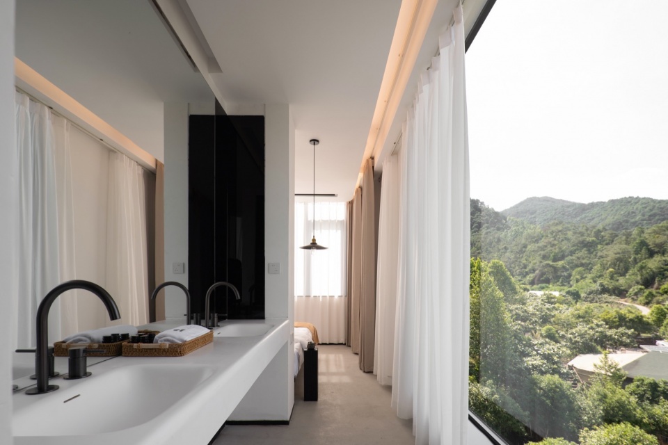 洗漱空间和过道,Washing room corridor@MIN STUDIO